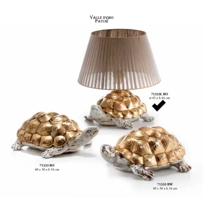 Picture A unique turtle lamp with crystal eyes - Valle d'oro Patchi