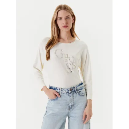 Zdjęcie Guess Sweter W5YR22 Z2NQ2 Écru Regular Fit