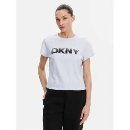 Zdjęcie DKNY T-Shirt DP4T1035 Błękitny Regular Fit