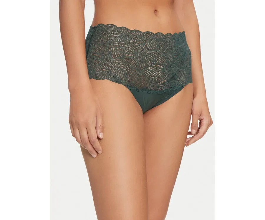 obrazek 1 Chantelle Figi klasyczne z wysokim stanem Soft Stretch C11G80 Zielony