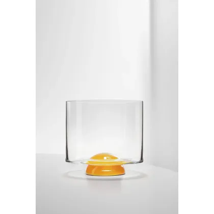 Zdjęcie Niepowtarzalna szklanka do whisky z włoskiego szkła Murano