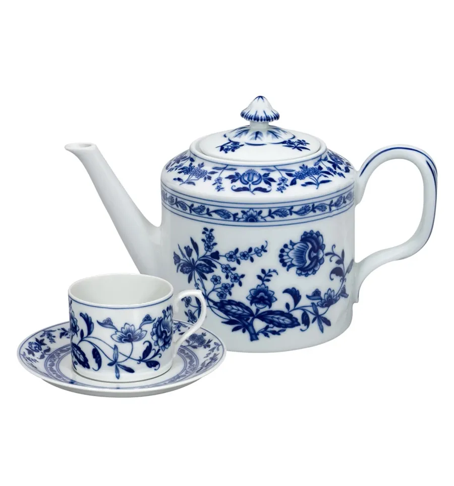 obrazek 1 Duży porcelanowy zestaw do herbaty z wyjątkowej kolekcji Margão - Vista Alegre