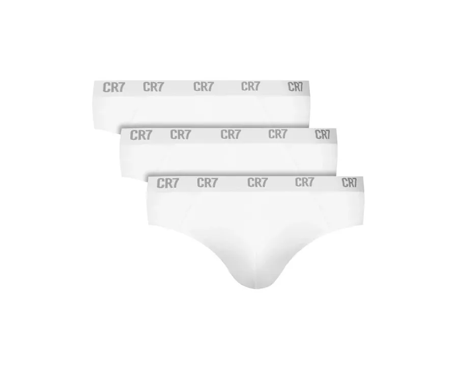 obrazek 1 Cristiano Ronaldo CR7 Komplet 3 par slipów Main Basic Brief 3Pack 8100-66-100 Biały
