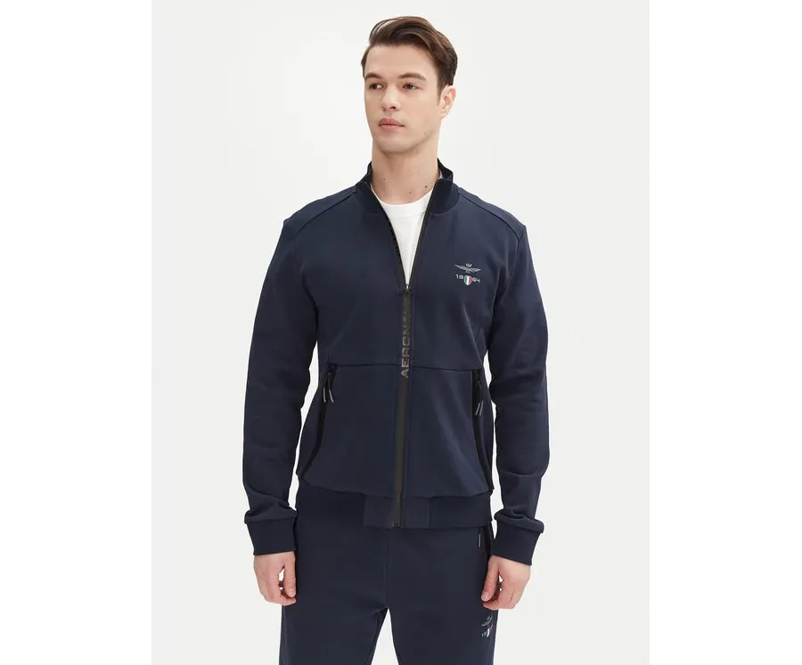 obrazek 1 Aeronautica Militare Bluza 251FE1986F581 Granatowy Regular Fit