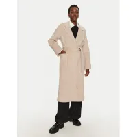 Zdjęcie IVY OAK Płaszcz wełniany Celia IO111046 Beżowy Loose Fit
