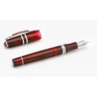 Picture Unique Demo Stones Ruby fountain pen