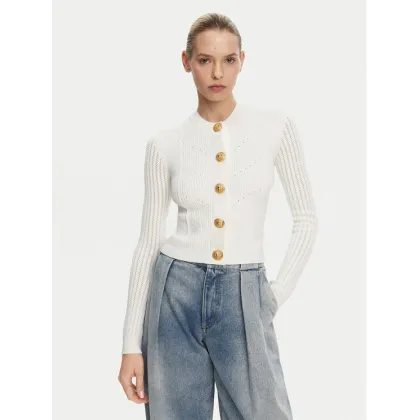 Zdjęcie Balmain Kardigan DF1KL190KF24 Biały Regular Fit