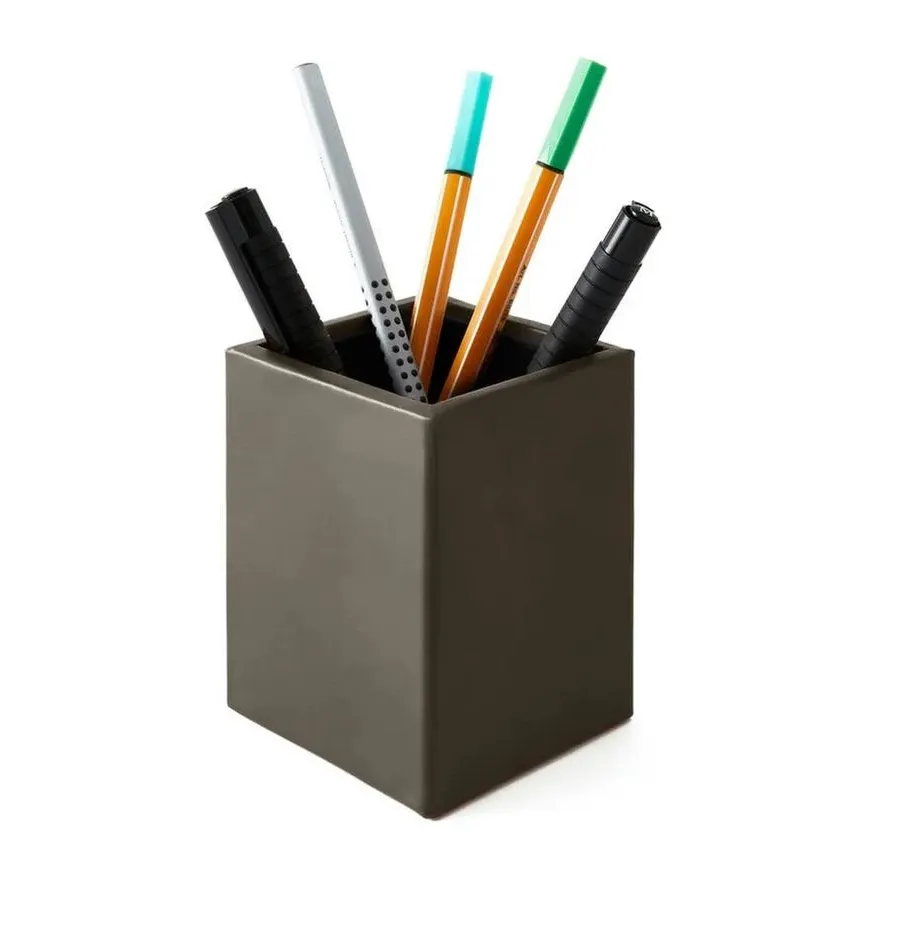 obrazek 10 Fantastyczny komplet na biurko Minerva Plus ze skóry klejonej
