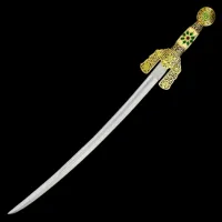 Picture Handmade Arabic sword as a decorative element for your home