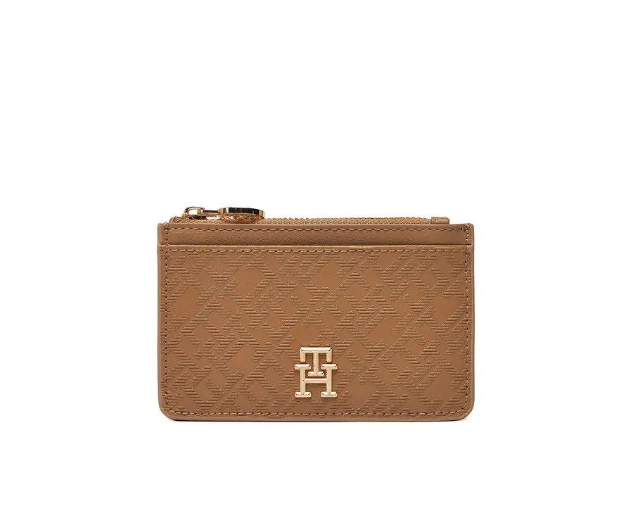 obrazek 1 Tommy Hilfiger Etui na karty kredytowe Th Distinct Long Cc Holder Mono AW0AW17401 Brązowy