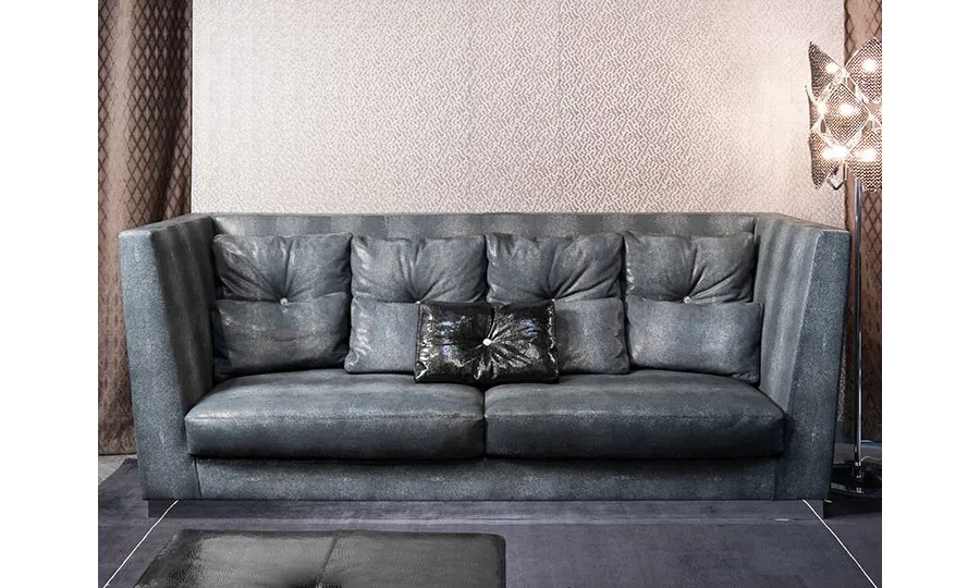 picture 2 Elegant leather sofa for the living room - Brummel
