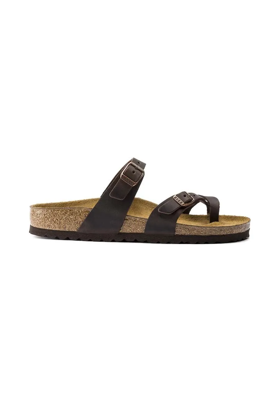 obrazek 1 Birkenstock klapki nubukowe Mayari kolor brązowy 171323
