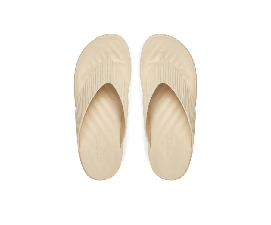 obrazek 1 Crocs Japonki Getaway Groove Platform Flip 210700 Beżowy