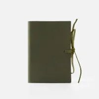 Picture Elegant green leather journal
