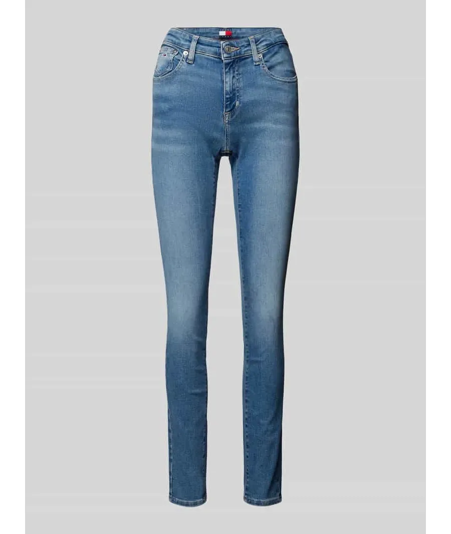 obrazek 1 Jeansy o kroju slim fit z 5 kieszeniami model ‘SOPHIE’