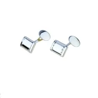 Zdjęcie Prostokątne męskie spinki do manietów