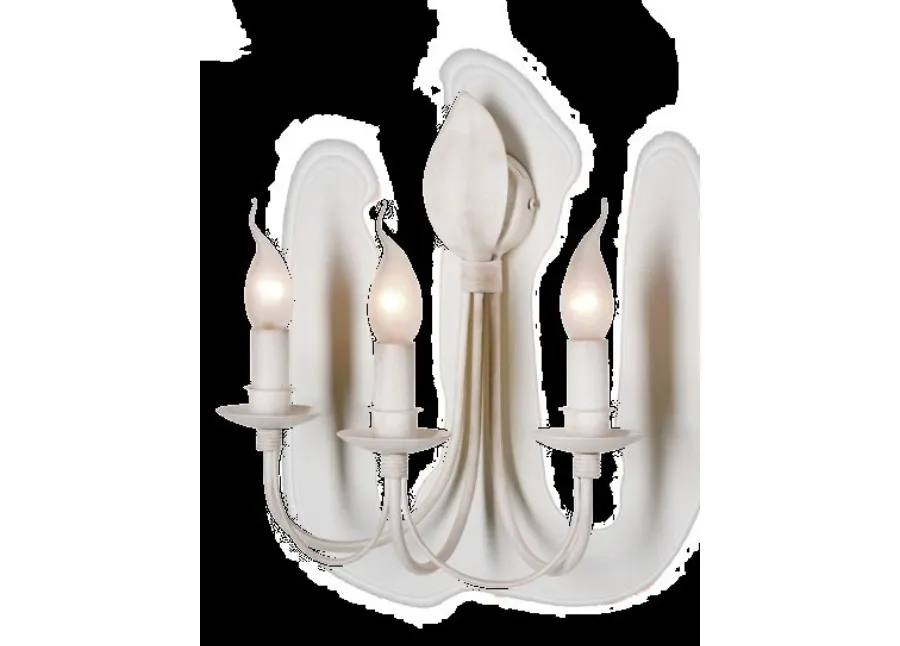 obrazek 1 Dekoracyjny biały kinkiet do salonów - Euro Lamp Art