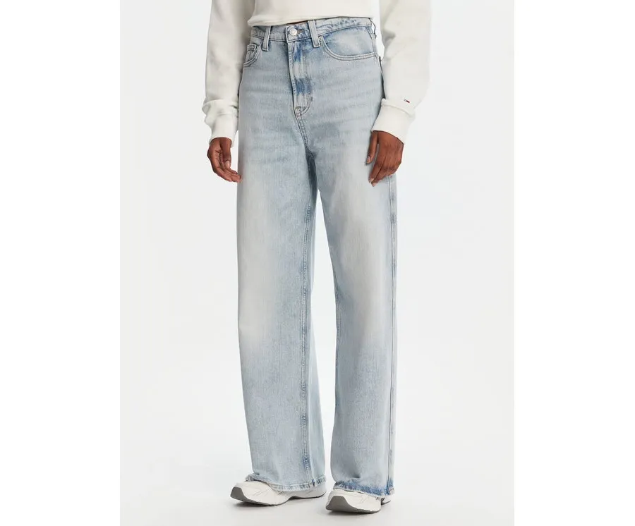 obrazek 1 Tommy Jeans Jeansy Claire DW0DW21291 Niebieski Wide Leg