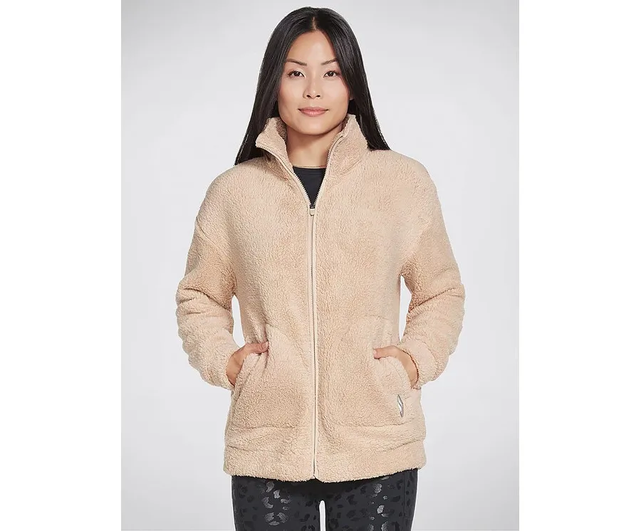 obrazek 1 Skechers Kurtka anorak Downtime Jacket W3JA239 Brązowy Regular Fit