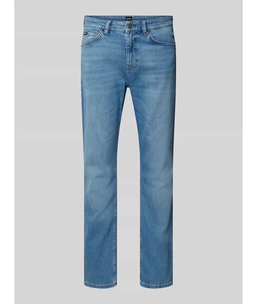 obrazek 1 Jeansy o kroju slim fit z naszywką z logo model ‘Delaware’