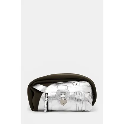 Zdjęcie Ottolinger torebka skórzana Neoprene Leather Bag kolor srebrny 2227210110