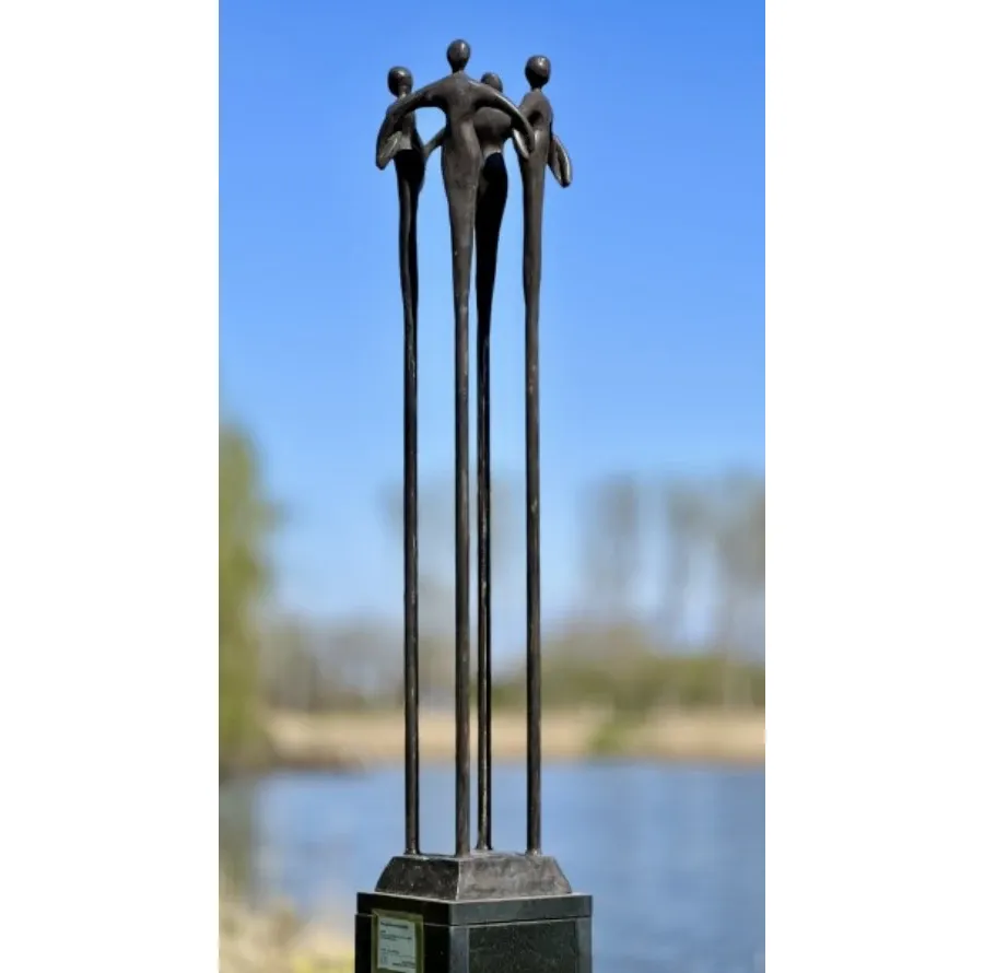 obrazek 2 Luksusowa rzeźba ogrodowa "Wspólna ciepła więź" - dekoracja każdego ogrodu