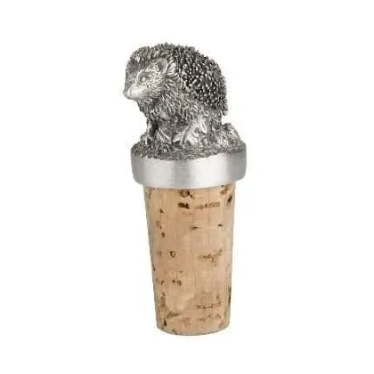 Zdjęcie Oryginalny korek do butelki z przedstawieniem jeża