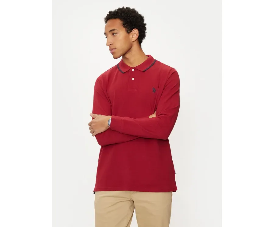 obrazek 1 U.S. Polo Assn. Polo MUP2255 Czerwony Regular Fit