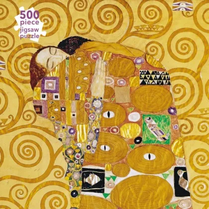 Zdjęcie Puzzle dla dorosłych Gustav Klimt: Spełnienie - Flame Tree Publishing