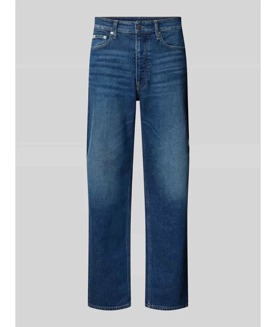 obrazek 1 Jeansy o kroju straight fit z 5 kieszeniami