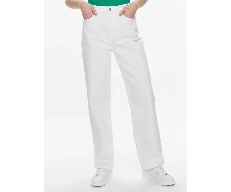 obrazek 1 Tommy Hilfiger Jeansy WW0WW41319 Biały Straight Fit