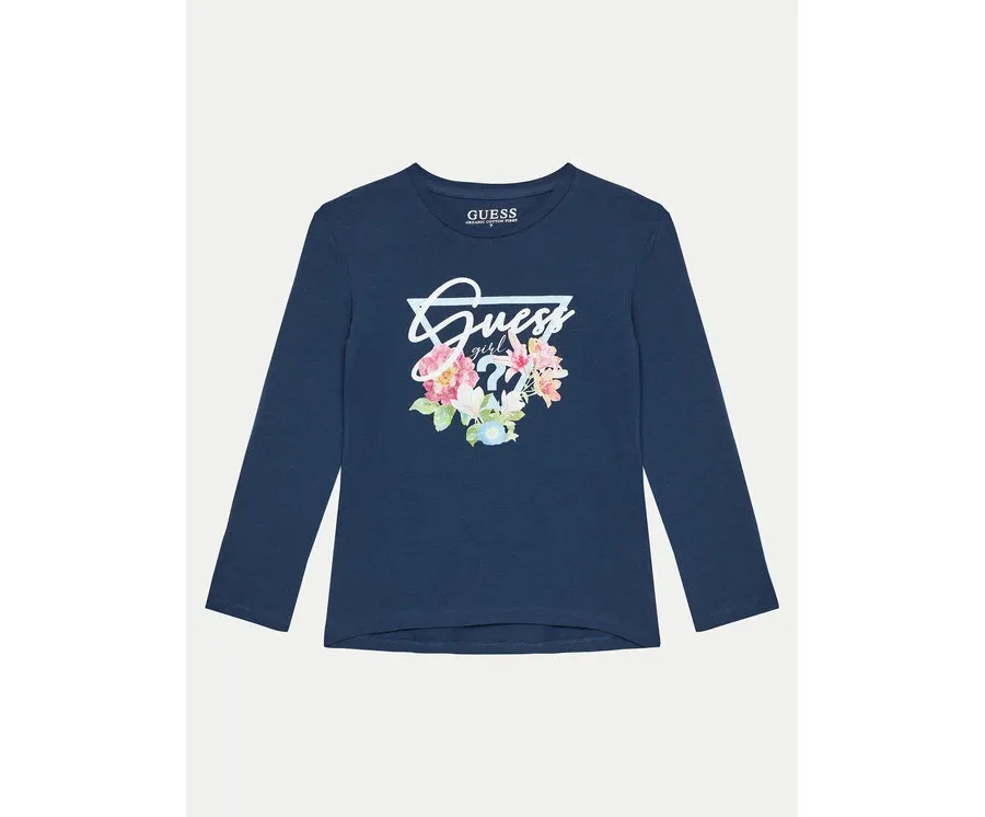 obrazek 1 Guess Bluzka J4YI38 K6YW4 Niebieski Regular Fit
