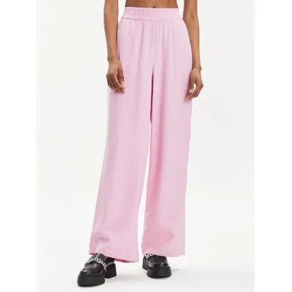 Zdjęcie Vero Moda Spodnie materiałowe Carmen 10278926 Różowy Wide Leg