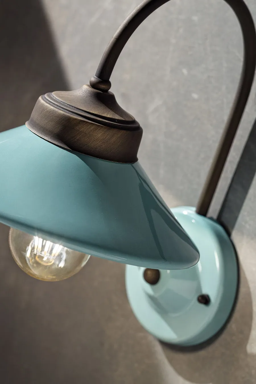 obrazek 6 Włoska lampa ścienna-kinkiet w stylu retro