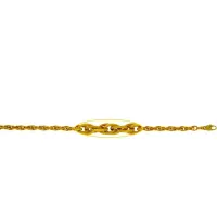 Zdjęcie Luksusowa złota bransoletka 19 mm