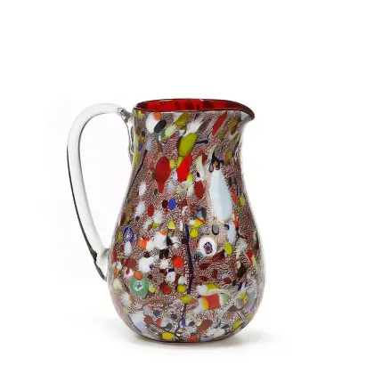 Zdjęcie Kolorowy dzbanek ze szkła murano (22 cm)