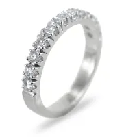 Zdjęcie Piękny pierścionek Riviera z 13 brylantami w złocie i brylantami 0,45 ct