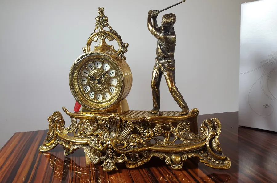obrazek 5 Niezwykła figura golfisty + zegar