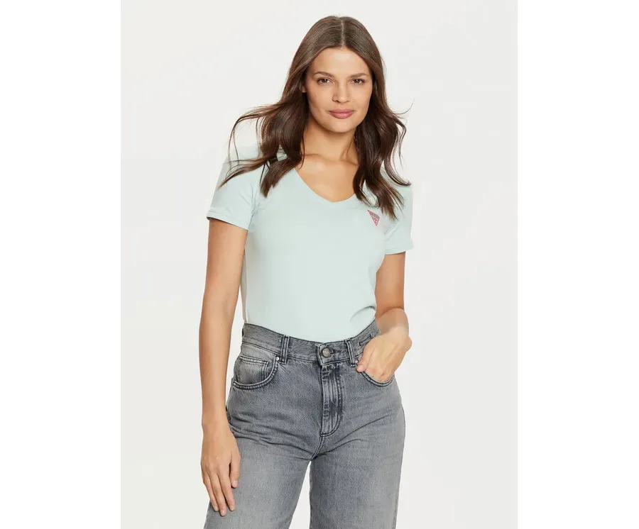 obrazek 1 Guess T-Shirt W2YI45 J1314 Zielony Slim Fit