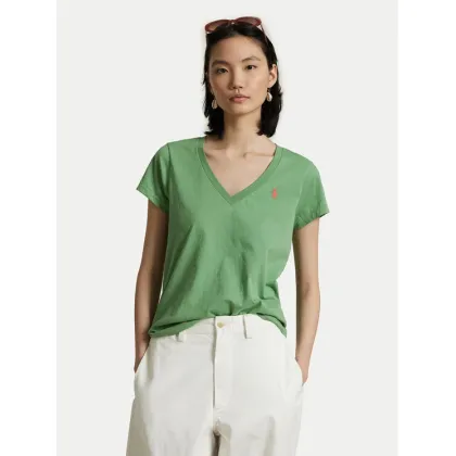 Zdjęcie Polo Ralph Lauren T-Shirt 211902403009 Zielony Straight Fit