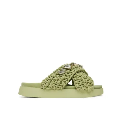 Zdjęcie Inuikii Klapki Woven Stones 70104-106 Zielony