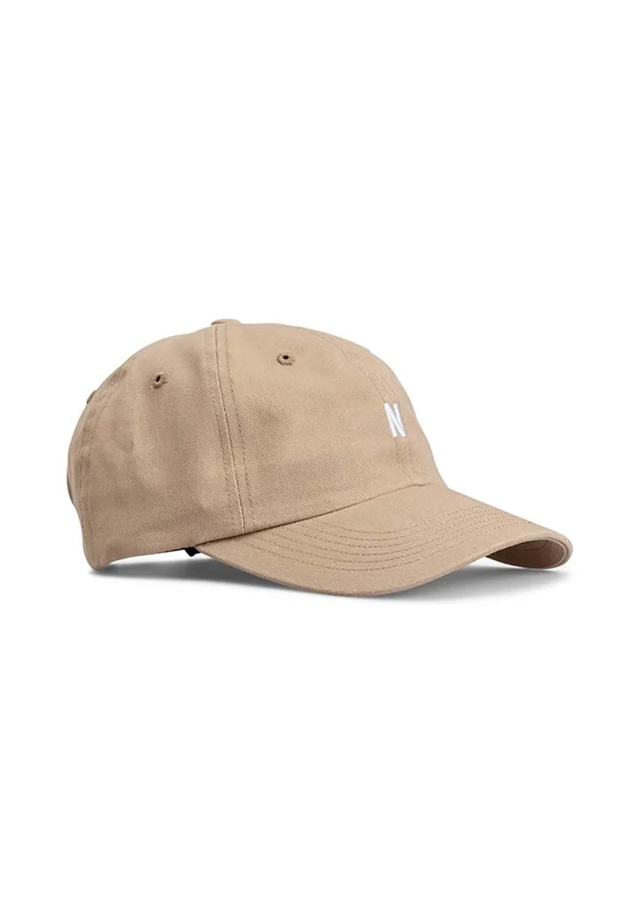 obrazek 1 Norse Projects czapka bawełniana Twill Sports Cap kolor beżowy z aplikacją N80-0001 0966