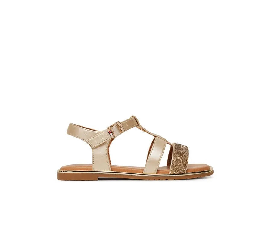 obrazek 1 Tommy Hilfiger Sandały T3A2-33781-1372 M Złoty