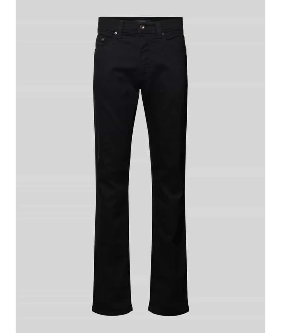 obrazek 1 Jeansy o kroju tapered fit z naszywką z logo ‘Lyon’