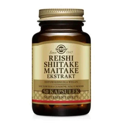 Zdjęcie Solgar Reishi Shiitake Maitake Ekstrakt