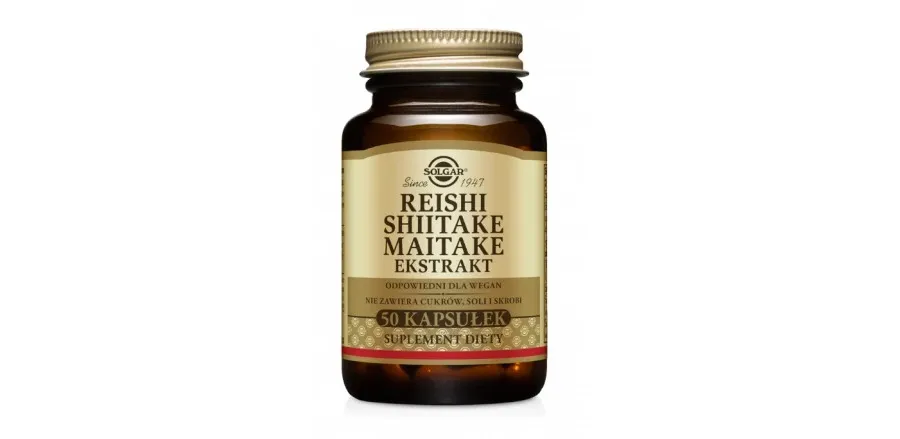 obrazek 1 Solgar Reishi Shiitake Maitake Ekstrakt