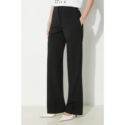 Zdjęcie JW Anderson spodnie wełniane Front Pocket Straight Trousers kolor czarny proste medium waist TR0332.PG1321.999
