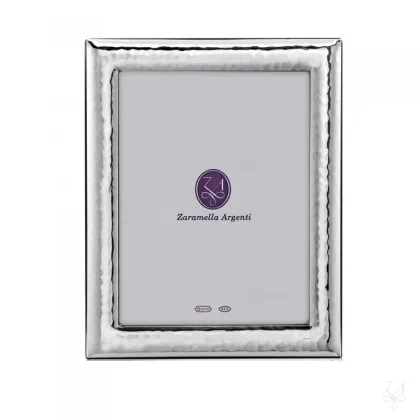 Zdjęcie Ekskluzywna prostokątna srebrna ramka na zdjęcia 20×25 cm San Francisco - Zaramella Argenti