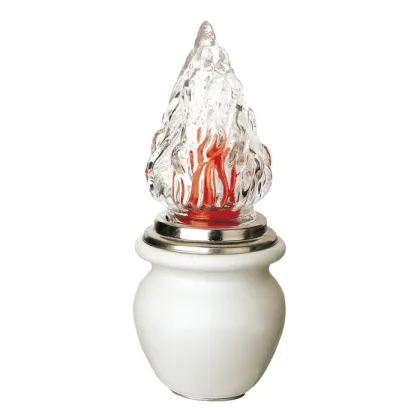 Zdjęcie Wykonana we Włoszech - porcelanowa lampa nagrobkowa