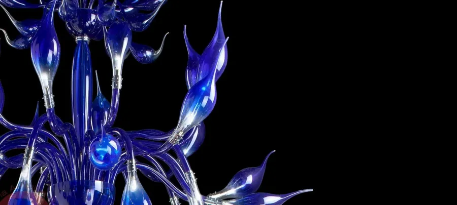 obrazek 3 Stylowy nowoczesny żyrandol ze szkła Murano – Vetreria Artistica Rosa